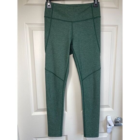 Outdoor Voices OV Warmup 7/8 Leggings (Heather Hunter Green) - Small - Picture 2 of 10